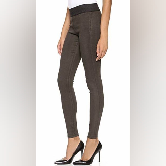 NWT, Citizens of Humanity Greyson Coated Leggings in Brown Suedette - Picture 15 of 15